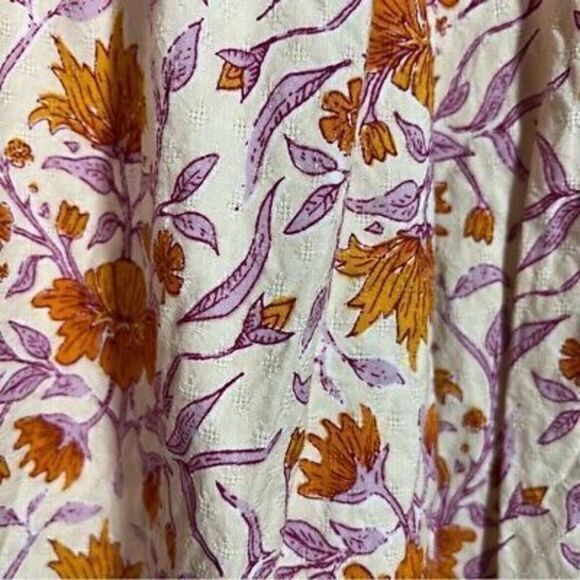 Universal Thread womens floral long sleeve blouse size medium - Picture 5 of 6